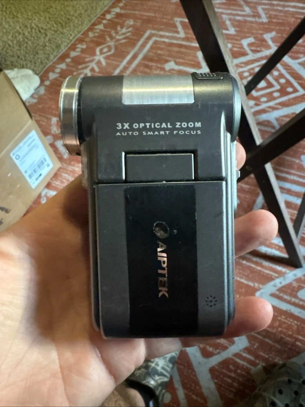 Aiptek Auto Smart Focus Action Camera / MP3 Player 24x Super Zoom Tested Working